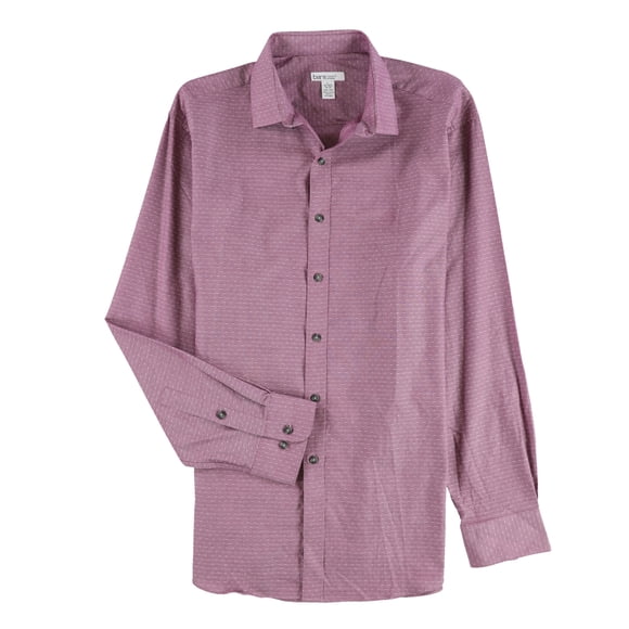 Camisa de vestir con Botones y puntos dobby bar III para hombre rosa 16-16.5