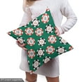 thumbnail image 4 of Ambesonne Green Black Fabric by the Yard Upholstery, Chips Pirate, 3 Yards, Jade Green Red, 4 of 4
