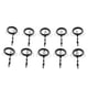 thumbnail image 4 of 10 Uds. Guía de Caña de Pescar de Doble Pierna, s de Línea de Ojo, Puntas Superiores para Kit de Reparación de Construcción de Poste de Caña DIY Baoblaze Anillo guía de caña de pescar, 4 of 7