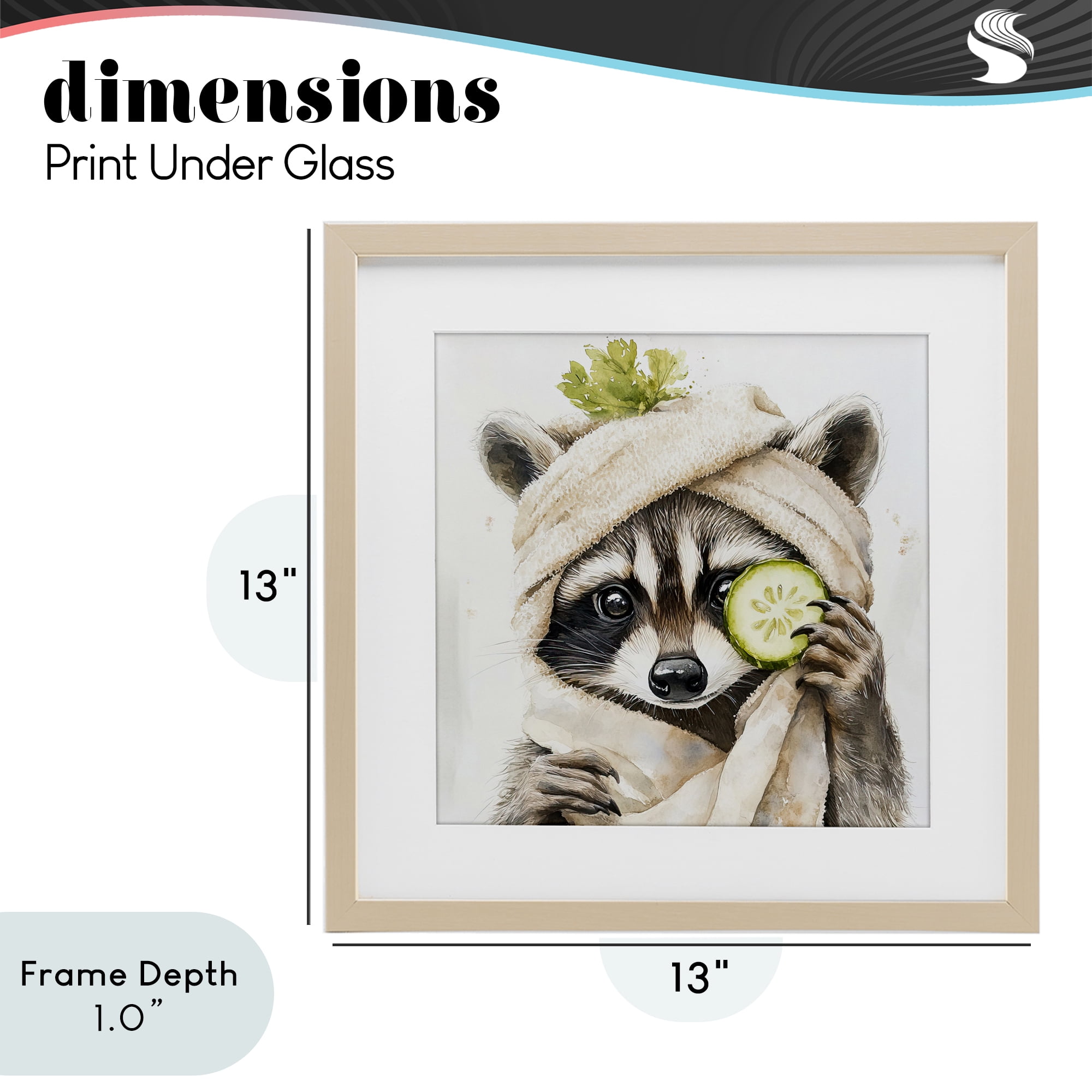 Stupell Industries Time To Depuff Self Care Birch Framed Print Under Glass, design by Tina LeCour