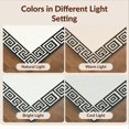 thumbnail image 7 of Design&I 4'x6' Washable Area Rug Snag-Free Skid-Resistant Medium Traditional Greek Key Meander Interlocking Border Geometric Motif for Home Office, Under Desk, 7 of 7