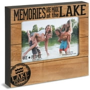 Pavilion- Wooden Memories are Made at the Lake 4x6 Picture Frame