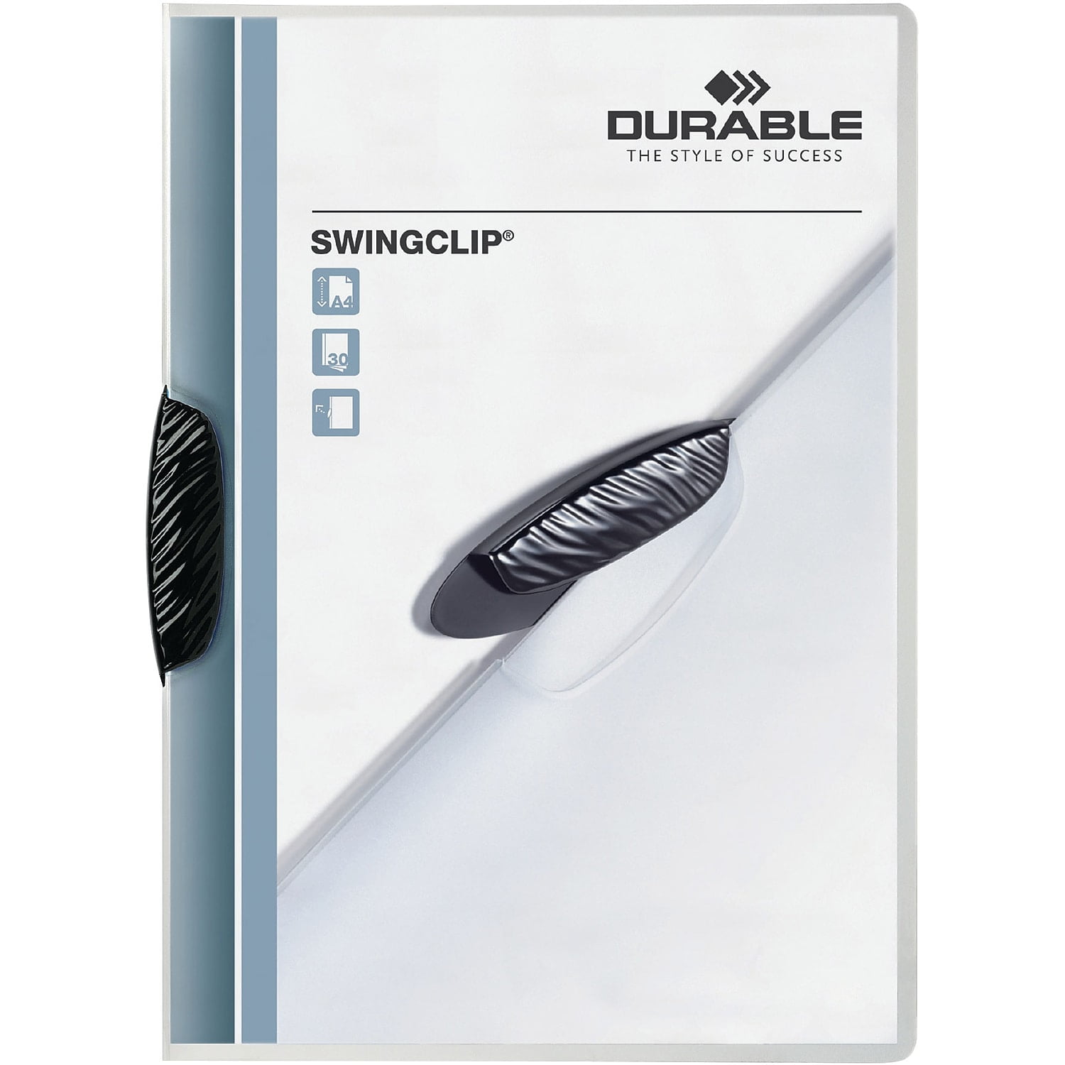 Durable Swingclip Punchless Report Covers DBL2264BK