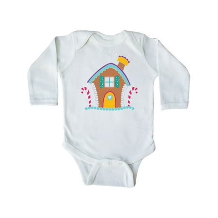 

Inktastic Gingerbread House Gift Baby Boy or Baby Girl Long Sleeve Bodysuit