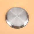 thumbnail image 4 of FONDOTIN Plaque Ronde en Acier Inoxydable Style Coréen Forme Simple Design 1 Ensemble, 4 of 5