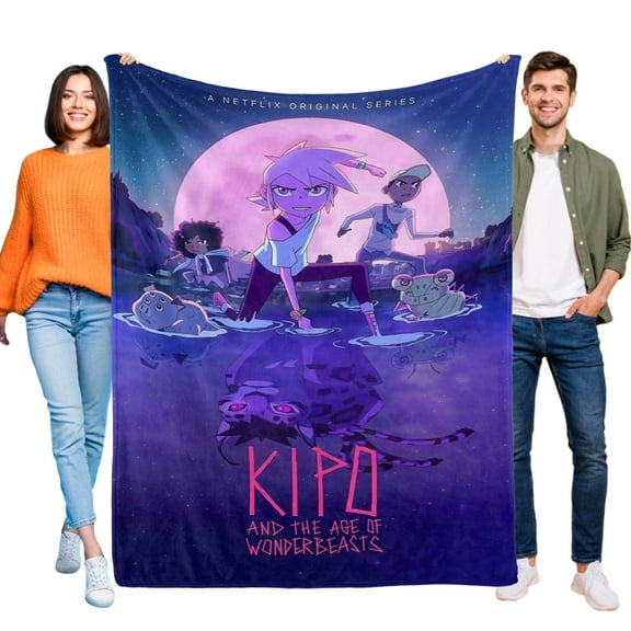 Blanket Kipo and the Age of Wonderbeasts for Boys Girls Lightweight Kids Throw Blanket Cute Soft Blankets Flannel Plush Blankets Gifts 30x40in