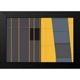 thumbnail image 2 of Niezen, Jan 24x17 Black Modern Framed Museum Art Print Titled - Yellow in Abstract, 2 of 5