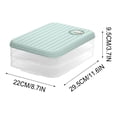 thumbnail image 3 of Contenedores de Almacenamiento de Alimentos Ganfancp Organizador Transparente Caja de Almacenamiento, 3 of 6