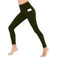 thumbnail image 5 of Lenpel Leggings for Women 2 Pc High Waisted Full Length Workout Yoga Pants Running Athletic Tights with Pockets, 5 of 7