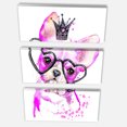 thumbnail image 3 of Design Art - Cute Pink Dog with Heart Glasses, 3 of 3