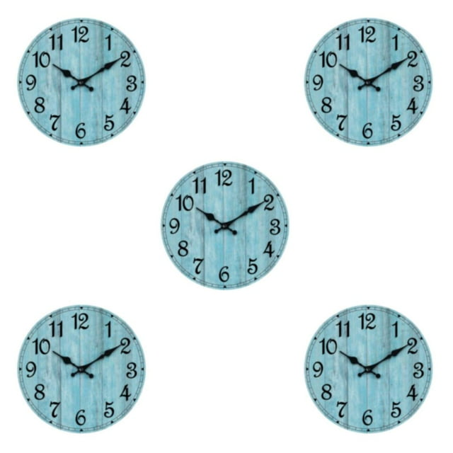 Guardoinrt Hanging Wall Clock Durable Construction For Long-lasting Easy To Read Decorative Wall Clock As Shown type 1 5Set