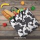 thumbnail image 5 of Fotbe Black And White Sheeps Bolsa Tote con Estampado para Mujer, Bolsos con Cremallera, Bolsa de Hombro Casual de Gran Capacidad con Bolsillos Internos, 5 of 7