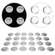 thumbnail image 5 of Botones de insignia ANGGREK 2000 piezas en blanco para proyectos de decoración del hogar, 5 of 8