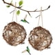 thumbnail image 1 of mfyjkho Materiales para nidos de colibríes, bolas de algodón para mordisquear y cepillar para observación de aves, regalos para amantes de la naturaleza, juego de 2 piezas, 8/10/15 cm, 1 of 3