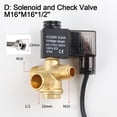 thumbnail image 1 of BTOER 2pcs Solenoid And Check Valve Mute Oil-free Machine Power Off Exhaust Check Valve For Air Pump Compressor Pneumatic Tools, 1 of 7