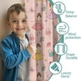thumbnail image 3 of Blackout Kids Curtains,Princess Dress Ballet Pattern Childrens Insulated Curtains Set Of 2,Bedroom Essentials,Toddler Room Decor 52"x84", 3 of 5