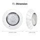 thumbnail image 1 of Luces LED Para Piscinas ANGGREK Subacuáticas 12V 12W 38W IP68 RGB, 1 of 8
