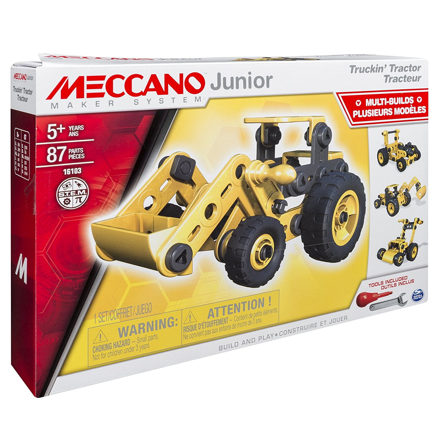 meccano construction digger