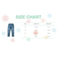 thumbnail image 2 of NZRVAWS 7Y Little Girls Pants 7Y Girls Solid Colod Jeans Pants Blue, 2 of 7