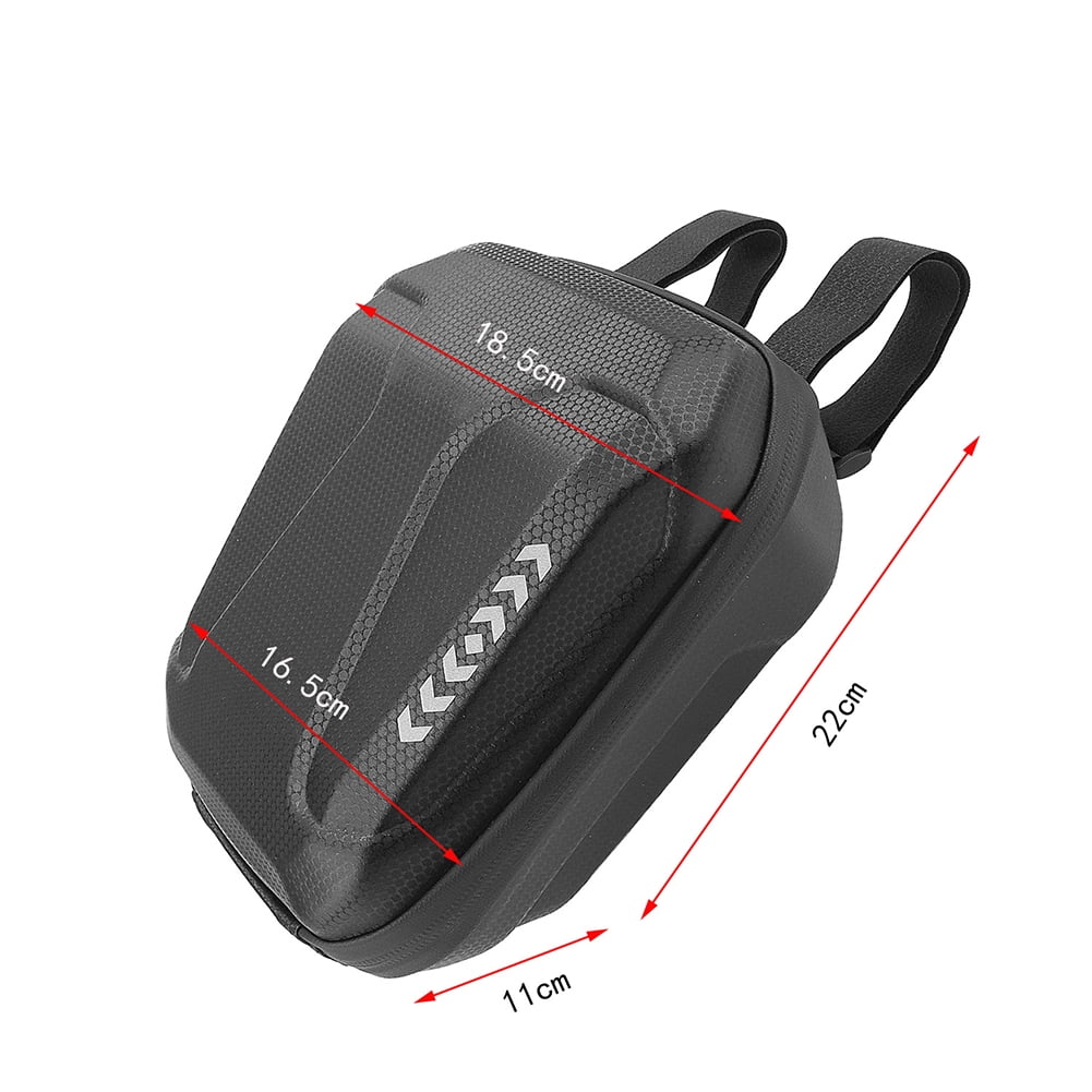 Yucurem Electric Scooter Bag Waterproof Folding Bike Head Handle Bags for M365 Pro Scooter Spare Parts (Black)