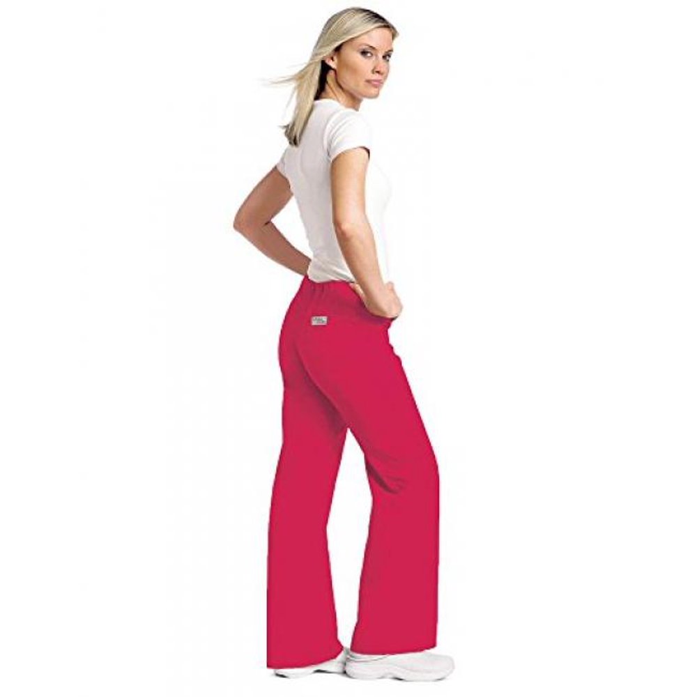 Landau Urbane Scrubs 9502 Women's Relaxed Drawstring Pant, True Red