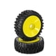 thumbnail image 5 of 4 Uds 1/8 Rc rueda neumático goma 120mm 112mm neumático 17mm cubo hexagonal para 1/8 Rc coche en carretera todoterreno, verde, 5 of 5