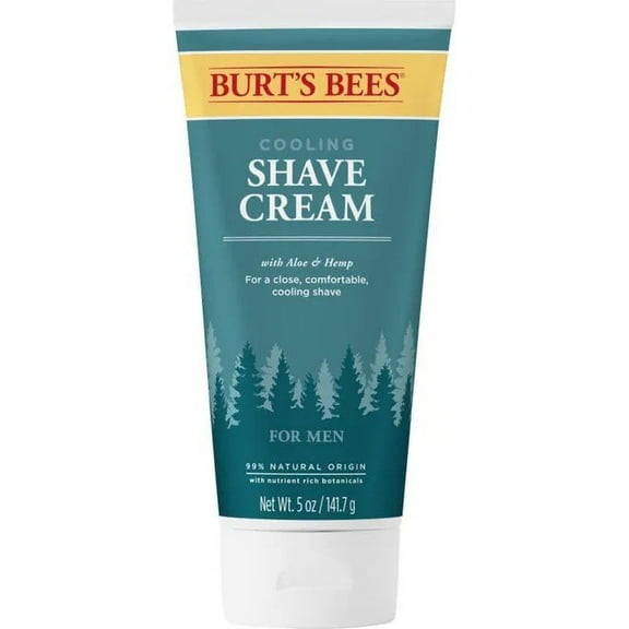 Cooling Shave Cream by Burts Bees for Men - 5 oz Shave Cream