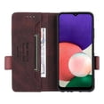 thumbnail image 4 of For Samsung Galaxy A22 5G Magnetic Clasp Flip Leather Phone Case, 4 of 5
