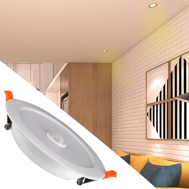 Greensen 12W AC85-265V LED Ceiling Light Downlight Human Body Sensor Recessed Lamp for Home Indoor, Sensor Recessed Lamp,Downlight
