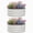Off-white 2-pack, variant on CazToi 2 Pack Round Raised Garden Bed, 3×3×1 ft Galvanized Metal Planter Box
