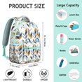 thumbnail image 6 of Vintage Boho Daypack - Floral Print Backpack with 17" Laptop Sleeve | Heavy Duty College Backpack for School, Dorm & Commuting Essentials, 6 of 6