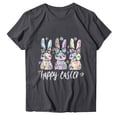thumbnail image 1 of Camisetas de Manga Larga de las Mujeres Pascua Impreso Suelto Cuello Redondo Camiseta de Manga Corta, Camisetas de Manga Larga para las Mujeres de Uso Diario Casual, 1 of 5