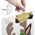 thumbnail image 4 of FMSHPON Cat Christmas Clipboard Hardboard Wood Nursing Clip Board and Pull for Standard A4 Letter 13x9 inches, 4 of 7