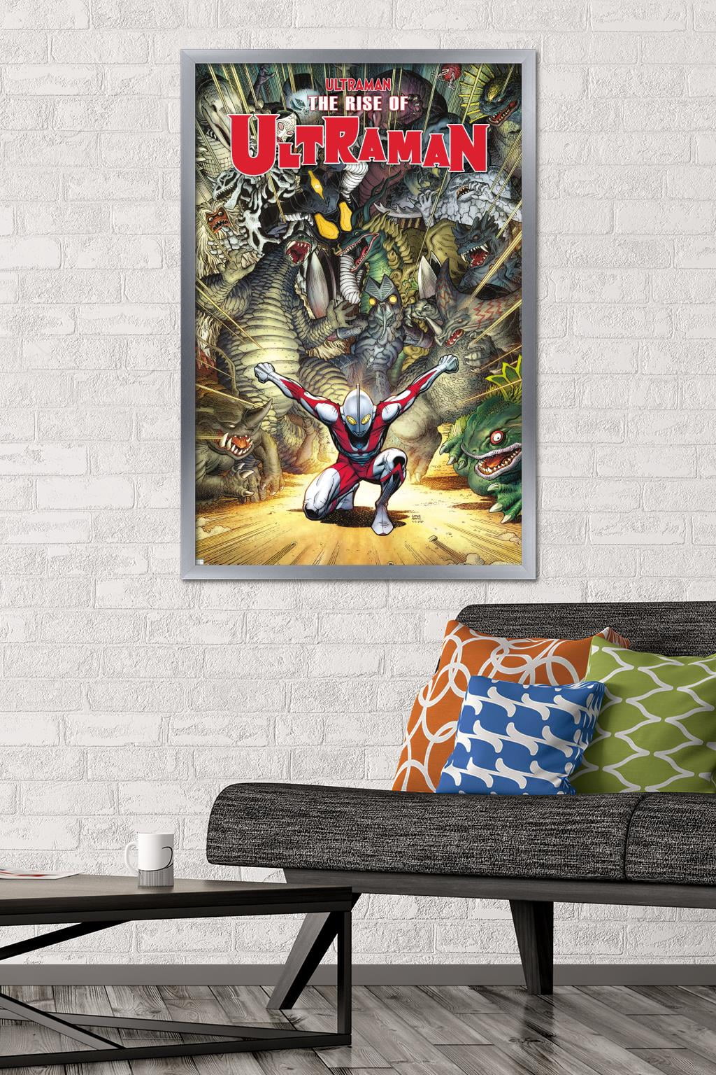 The Rise of Ultraman - Cover #2 Variant by Arthur Adams Wall Poster, 22.375" x 34" Framed