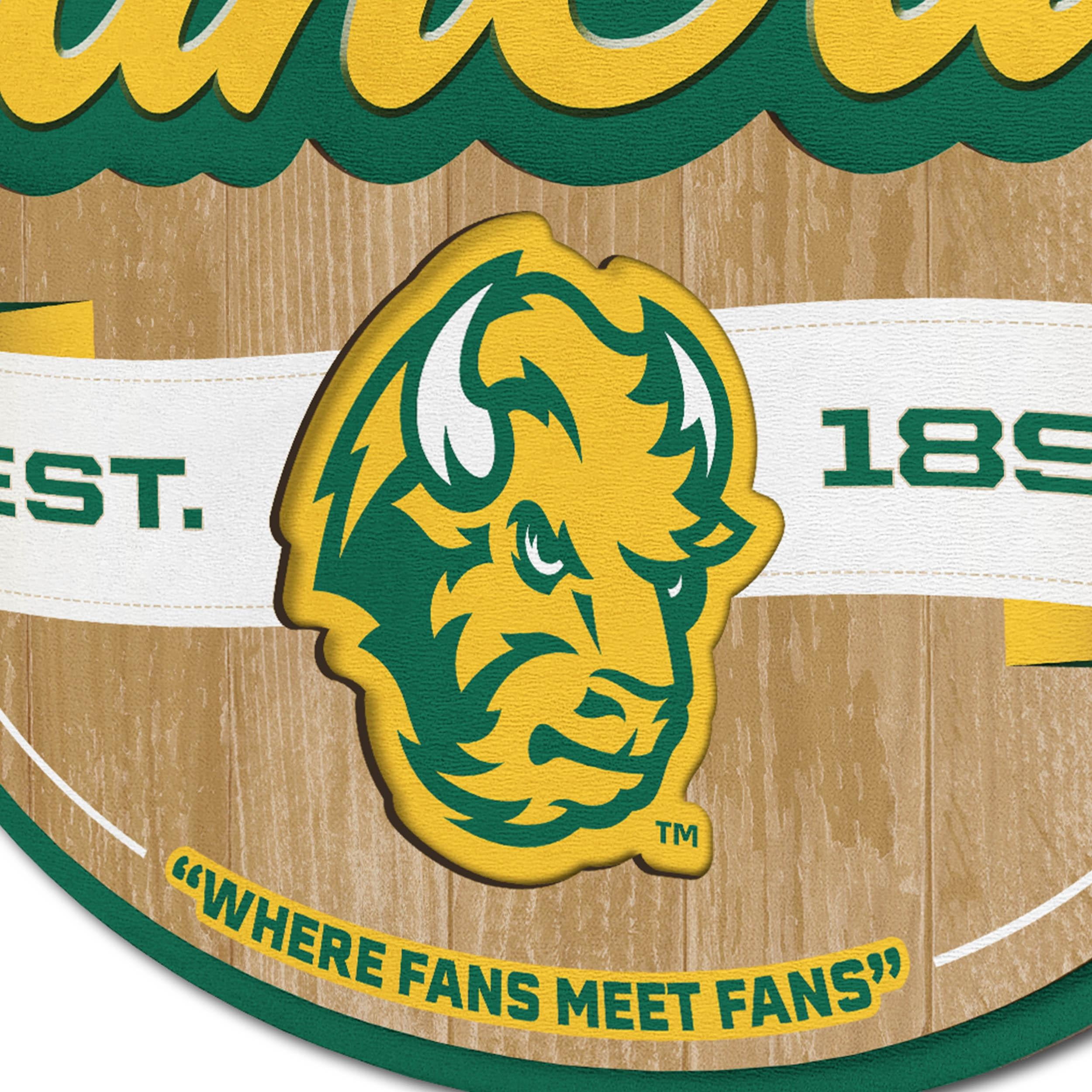 YouTheFan NCAA North Dakota State Bison Logo Series Desk Pad