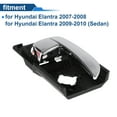 thumbnail image 4 of Mango de puerta interior del lado del pasajero delantero y del lado del pasajero trasero derecho para Hyundai Elantra 2007-2008, mango de puerta interior No. 826200Q000, negro cromo, 1 pieza, 4 of 6