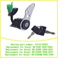 thumbnail image 5 of SEBLAFF Motorcycle Ignition Switch Lock Keys 37110-29F00 Replacement for Suzuki DRZ400 DRZ400S 2000-2019 DRZ400SM 2005-2009, 5 of 6