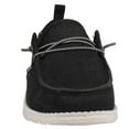 thumbnail image 3 of Hurley Men's Size 9, Lightweight Canvas Casual Shoes, Black, 3 of 6
