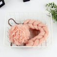 thumbnail image 2 of Esponja de espalda elástica larga con asas de cuerda, frotador de espalda, esponja de malla para ducha de baño, exfoliante corporal, esponja trenzada elástica, 2 of 5
