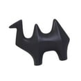 thumbnail image 5 of TISHITA Camel Figurine Animal Statue Multifunctional Art Crafting Minimalist Decorative Camel Sculpture for Desktop Shelf Centerpiece Black, 5 of 8