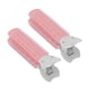 thumbnail image 4 of 2 rizadores de volumen para el cabello, pinzas portátiles para dar volumen a las raíces del cabello, herramienta de peinado para flequillo para mujeres y niñas, color rosa, 4 of 14