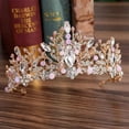 thumbnail image 5 of Bridal Rhinestone Tiara Gem Crystal Hair Crown Princess Headpiece Wedding Hair Accessories for Women and Girls, 5 of 13