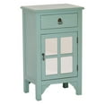 thumbnail image 7 of Heather Ann Creations Vivian 1 Drawer 1 Door Mirrored Glass Accent Cabinet, 7 of 7