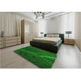 thumbnail image 4 of Ahgly Company Indoor Rectangle Patterned Deep Emerald Green Area Rugs, 6' x 9', 4 of 6