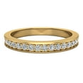thumbnail image 4 of Diamond Wedding Band Matching to Three-Stone Princess Cut Wedding Ring 18K Gold 0.27 CT ( G , SI ), 4 of 5
