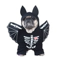 thumbnail image 7 of JeashCHAT Dog Halloween Costumes Dog Bat Outfits Costume with Wings and Hat, Pet Halloween Costume Party Cosplay Dress Up for Small Dogs and Cats, Black, 7 of 7