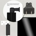 thumbnail image 4 of NEMA 1-15P To IEC320 C7 Power Adapter, US Plug 125V 1-15P To C7 Power Plug Adapter Reinforcing Design  For LCD Monitor For Desk Lamp, 4 of 8