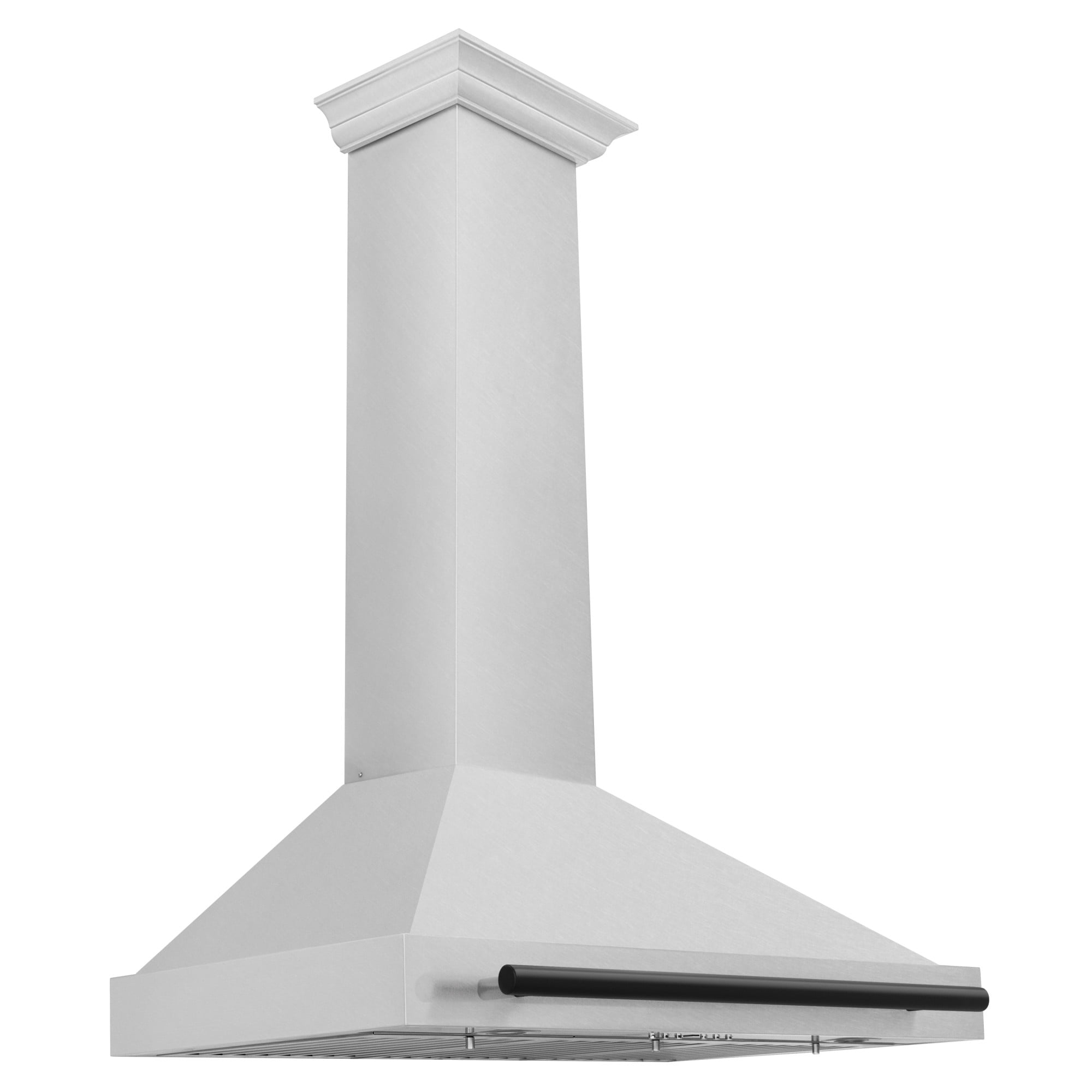 ZLINE 36 ZLINE Autograph Edition DuraSnow Stainless Steel Range Hood with DuraSnow and Matte Black Handle (KB4SNZ-36-MB)