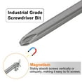 thumbnail image 4 of Uxcell PH2 Phillips Screwdriver Bit 1/4" Shank 65mm Long Magnetic S2 Steel 5mm Rod Screw Drill Bit, 4 of 7