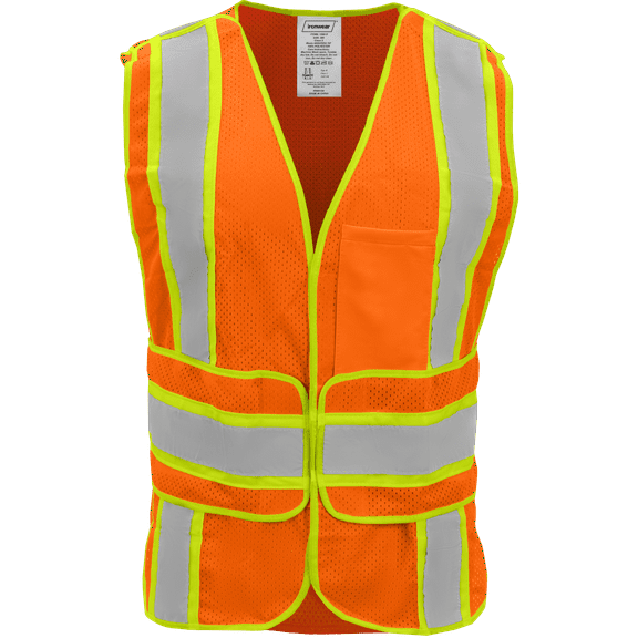 Ironwear 1290 Class 2 Breakaway Safety Vest w/ Wraparound Hook & Loop Closure